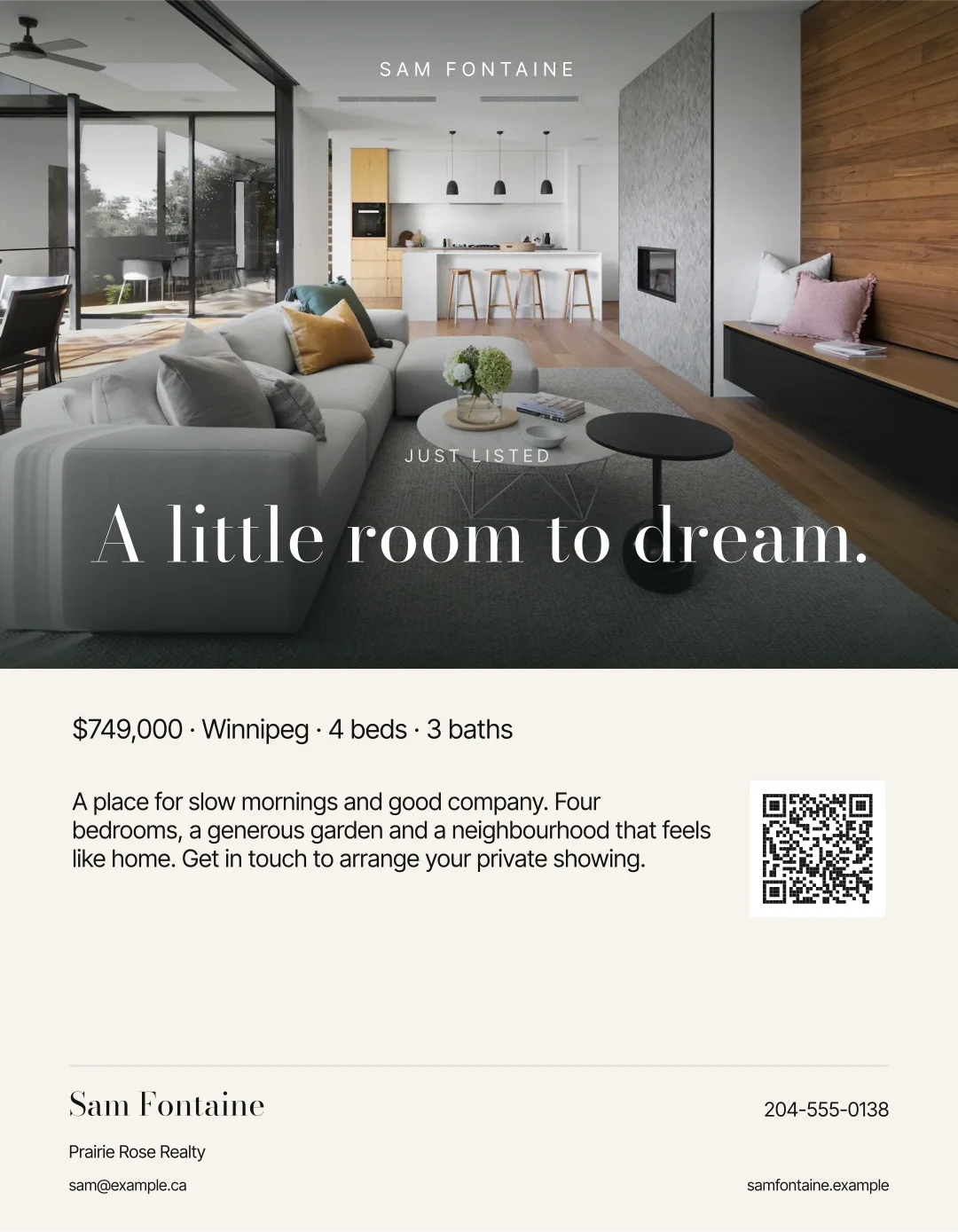 Laurier mail-drop flyers sample
