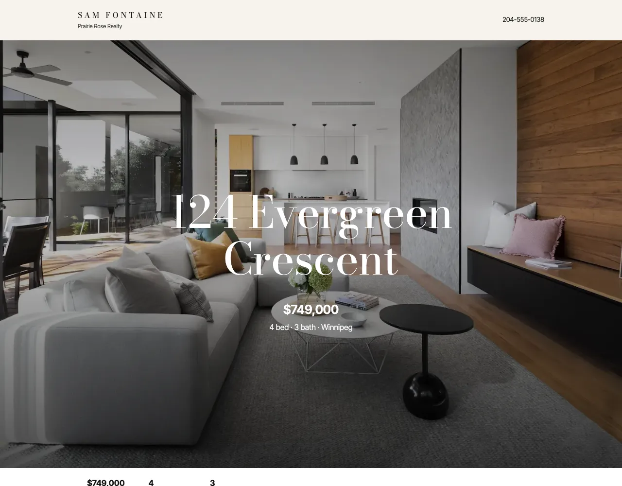 Laurier single-property websites sample